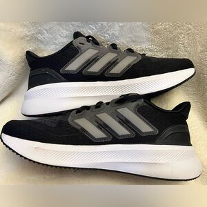 Adidas Duramo Speed Black Grey Running Shoes Mens 5 / Womens 6.5, Like New